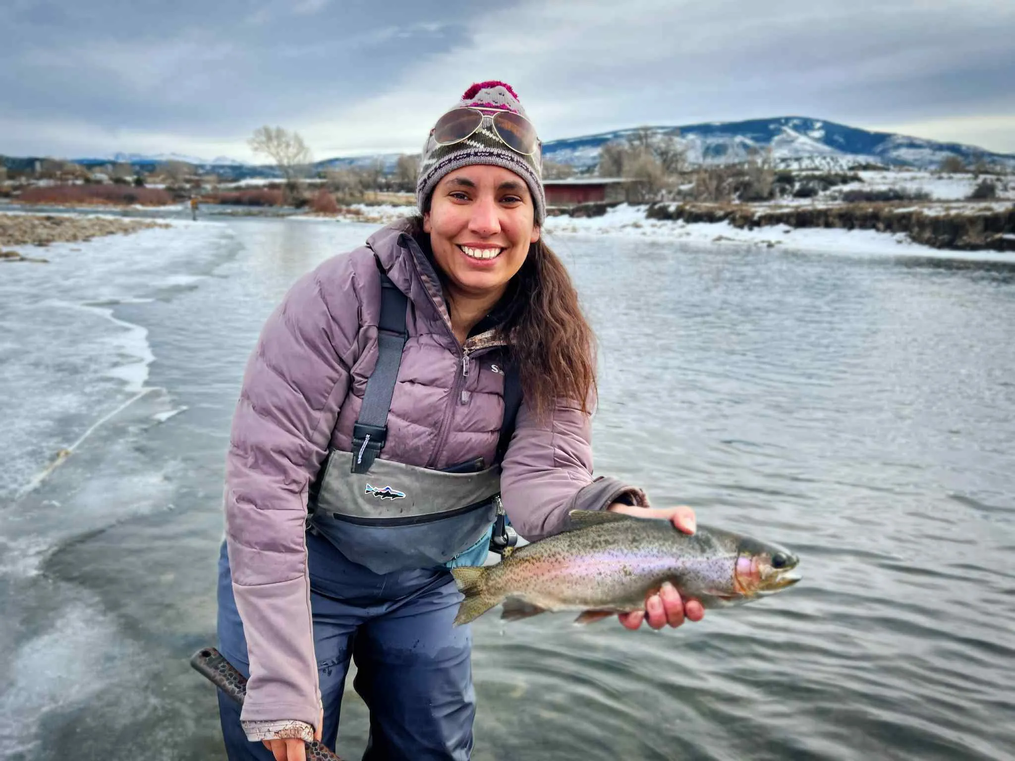 Winter fishing in Colorado